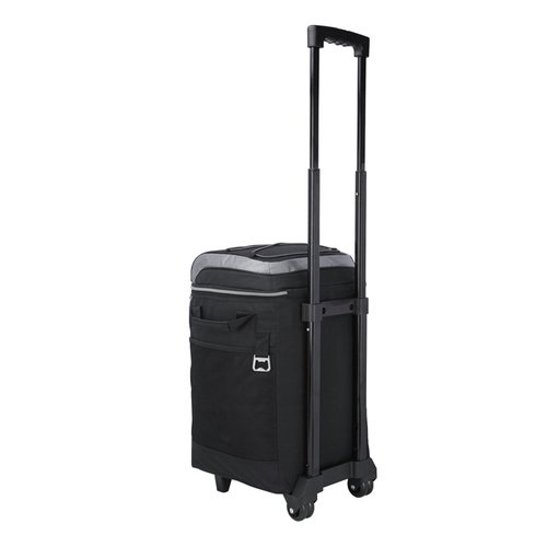 Additional Image 2 - a black luggage on wheels