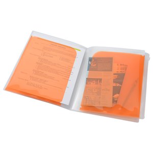 Additional Image 4 - an orange book with a white strip