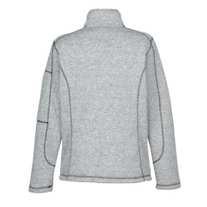 Additional Image 1 - a back view of a grey jacket