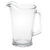 Additional Image 2 - a clear glass pitcher with a handle