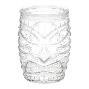 Additional Image 1 - a white glass with a face