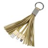 View Image 2 of 4 of Tassel Charging Cable Keychain