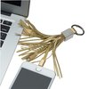 View Image 3 of 4 of Tassel Charging Cable Keychain