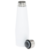 a white bottle with a silver cap