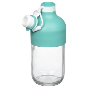 Additional Image 2 - a clear and blue water bottle