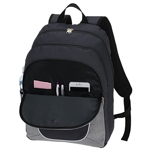 Additional Image 4 - a black backpack with a white background