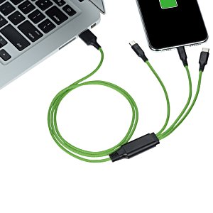 Additional Image 1 - a green cable connected to a laptop
