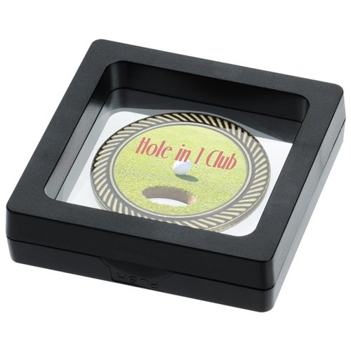 Additional Image 1 - a black square frame with a yellow circle in it