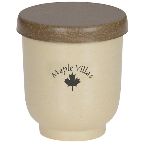 Additional Image 2 - a white and brown container with a brown lid