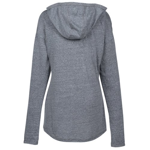 Additional Image 1 - a grey jacket with a hood