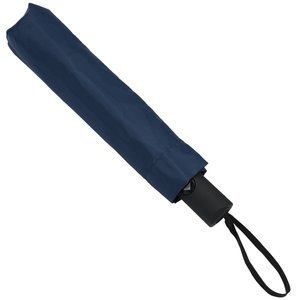 Additional Image 1 - a blue umbrella handle with a black strap