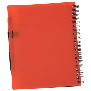 Additional Image 1 - a red notebook with a spiral bound