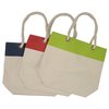 View Image 3 of 3 of Henley 16 oz. Cotton Rope Tote - Embroidered
