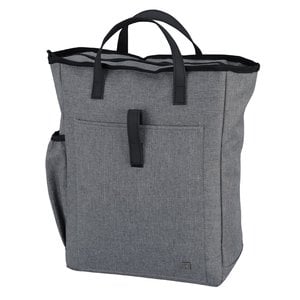 Additional Image 1 - a grey bag with black handles