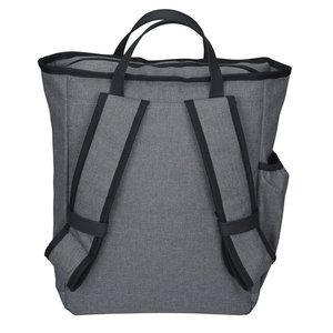 Additional Image 2 - a grey bag with black straps