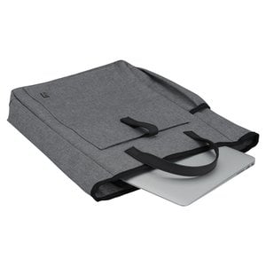 Additional Image 3 - a grey bag with a paper in it