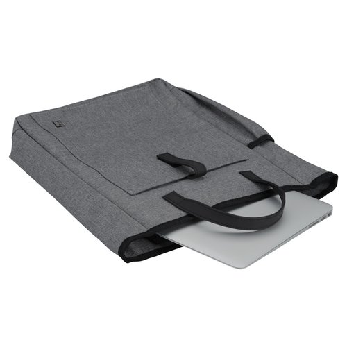 Additional Image 3 - a grey bag with a paper in it