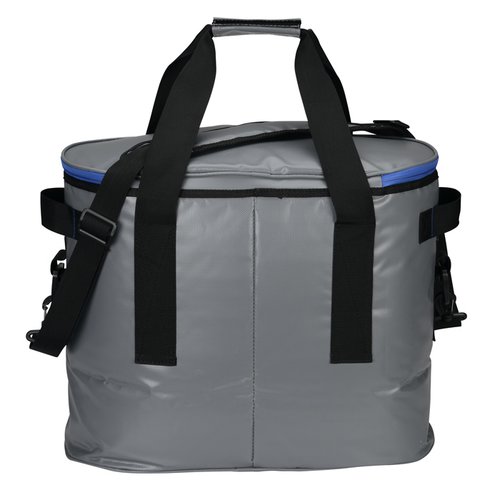 Additional Image 2 - a grey cooler bag with black straps