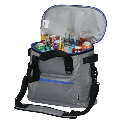 Additional Image 1 - a grey bag with a black strap