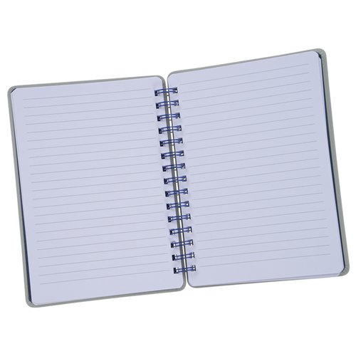 Additional Image 1 - a spiral notebook with a spiral bound