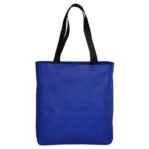 Additional Image 2 - a blue bag with black handles