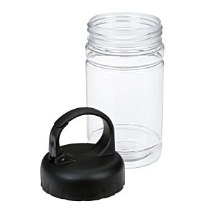Additional Image 1 - a plastic bottle with a black cap