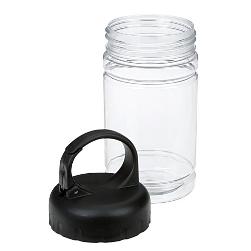 Additional Image 1 - a plastic bottle with a black cap