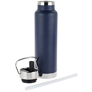 Additional Image 2 - a blue and silver water bottle