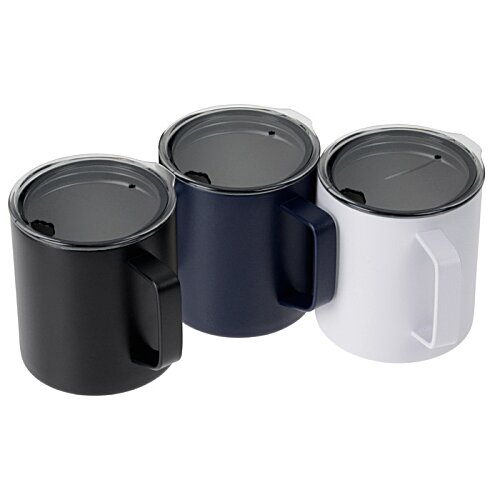Additional Image 2 - a group of black and white mugs