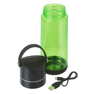 Additional Image 2 - a green water bottle and a black cord