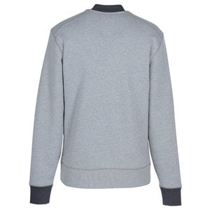Additional Image 1 - a grey sweater with black trim
