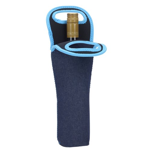 Additional Image 2 - a blue and black water bottle case