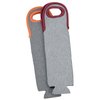 View Image 4 of 4 of Single Wine Tote - Heathered