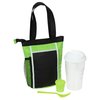 View Image 6 of 6 of Salad Wave Zippered Lunch Tote Set