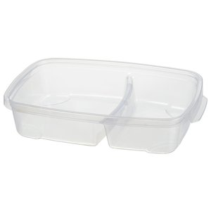 Additional Image 3 - a plastic container with two compartments