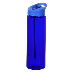 Additional Image 3 - a blue water bottle with a blue lid
