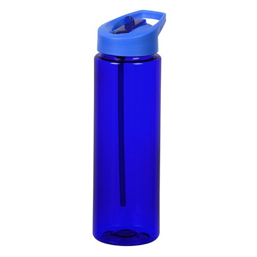 Additional Image 3 - a blue water bottle with a blue lid