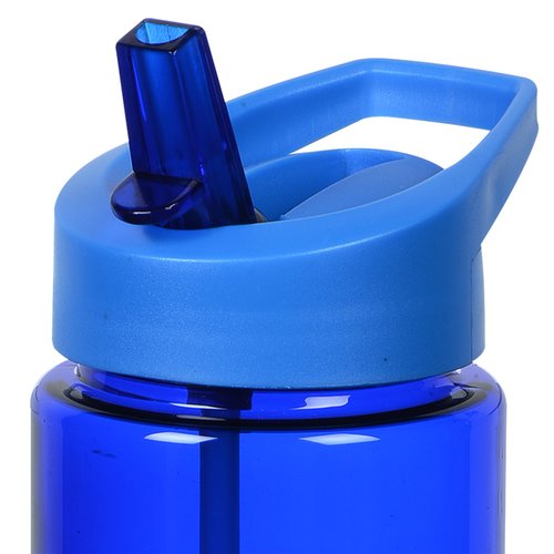 Additional Image 4 - a blue water bottle with a straw