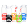 View Image 2 of 5 of Sporty Ring Bottle with Flip Lid - 28 oz. - Floating Infuser