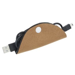 Additional Image 3 - a brown and black cable holder