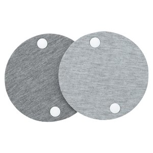 Additional Image 1 - a pair of round silver circles
