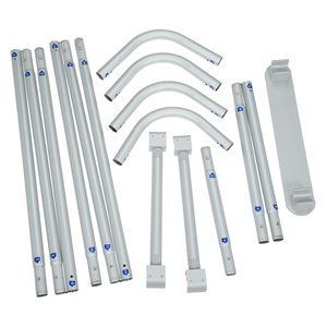 Additional Image 3 - a group of white plastic rods