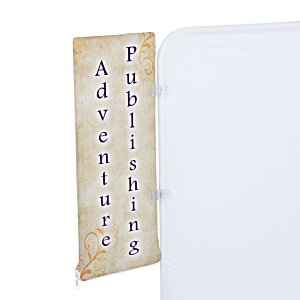 Additional Image 3 - a white sign with purple writing on it