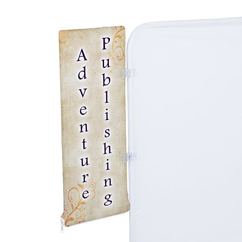 Additional Image 3 - a white sign with purple writing on it