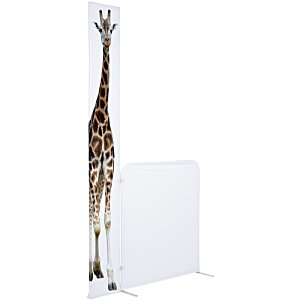 Additional Image 3 - a giraffe standing on a white surface