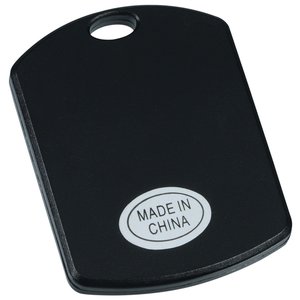 Additional Image 2 - a black rectangular object with a silver circle