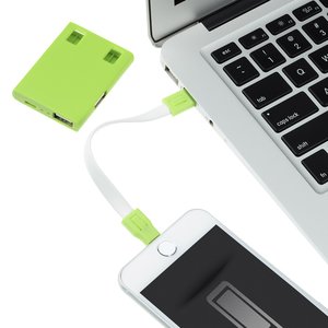 Additional Image 8 - a laptop with a green and white cable