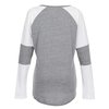 View Image 3 of 3 of New Era Tri-Blend Performance Baseball Tee - Ladies' - Embroidered