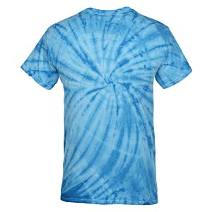 Additional Image 2 - a blue t-shirt with a swirl pattern