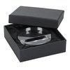 View Image 3 of 4 of Crystal Paperweight Phone Stand - Round